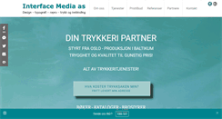 Desktop Screenshot of interfacemedia.no